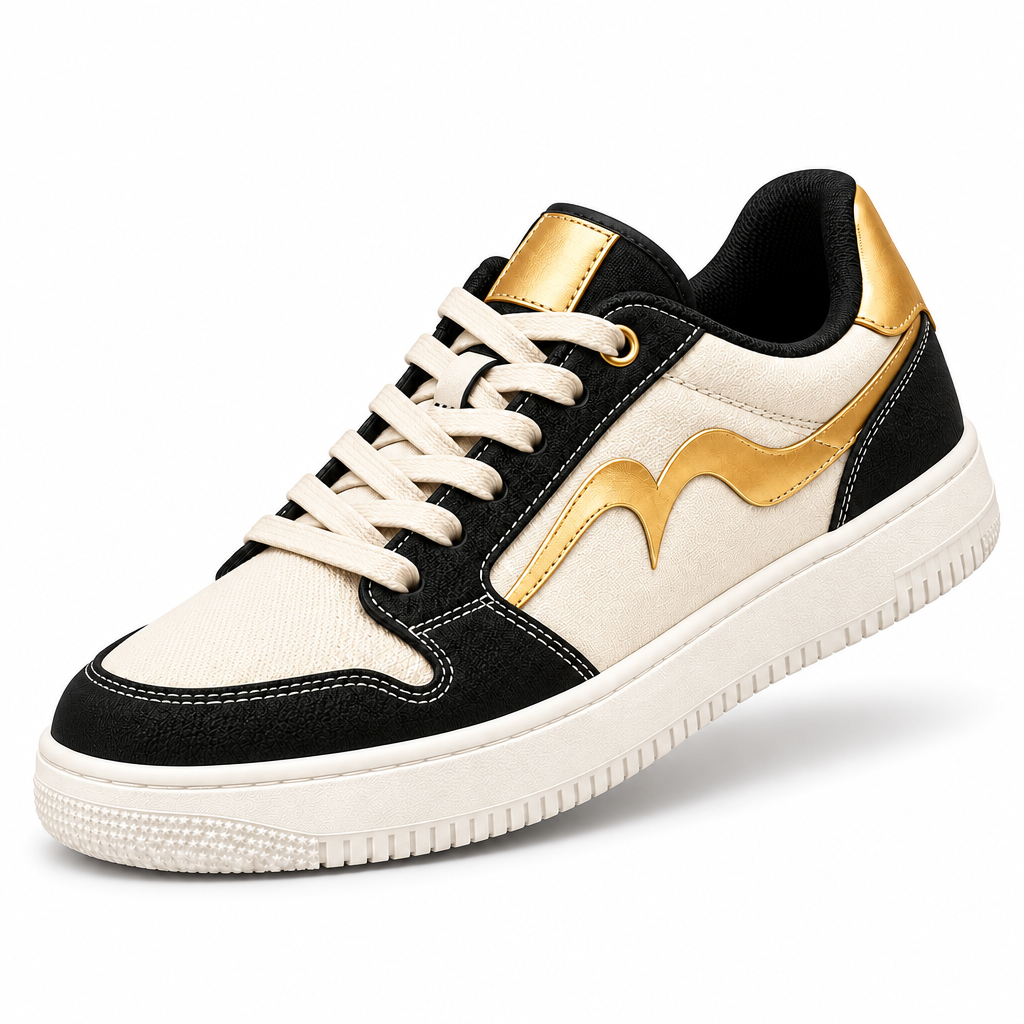 Meraldane™ Heritage Cream Low-Top Sneakers