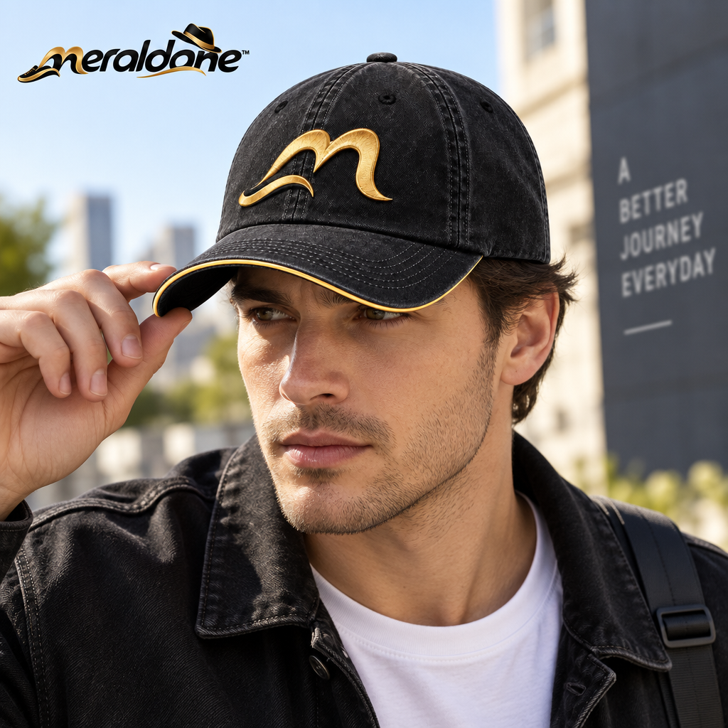 Meraldane™ Vintage Noir Baseball Cap