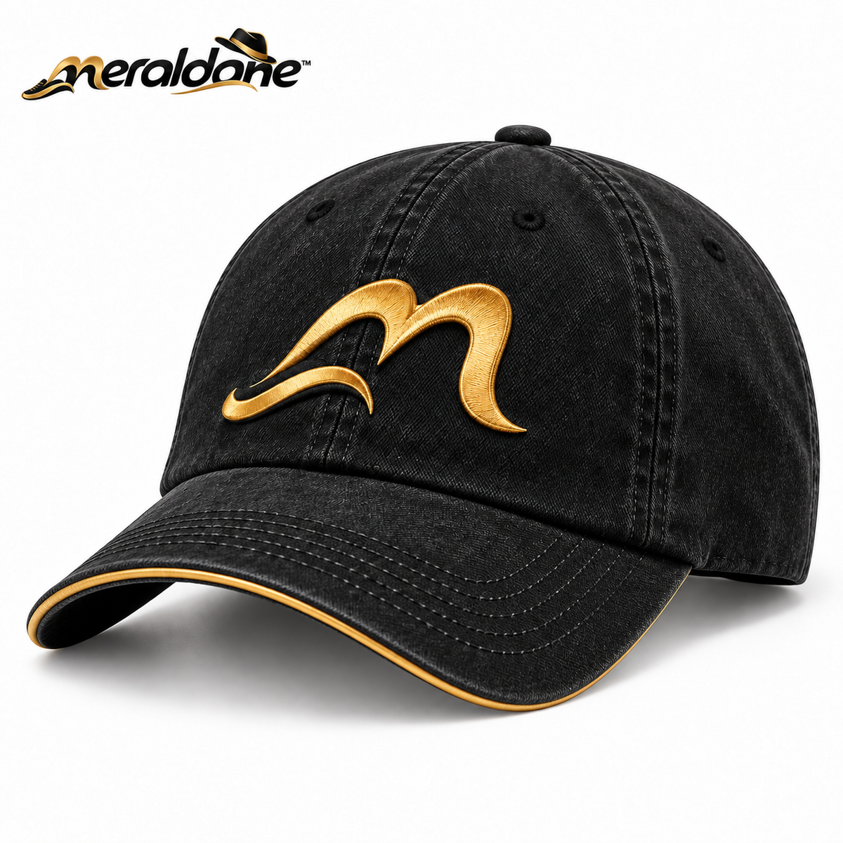 Meraldane™ Vintage Noir Baseball Cap