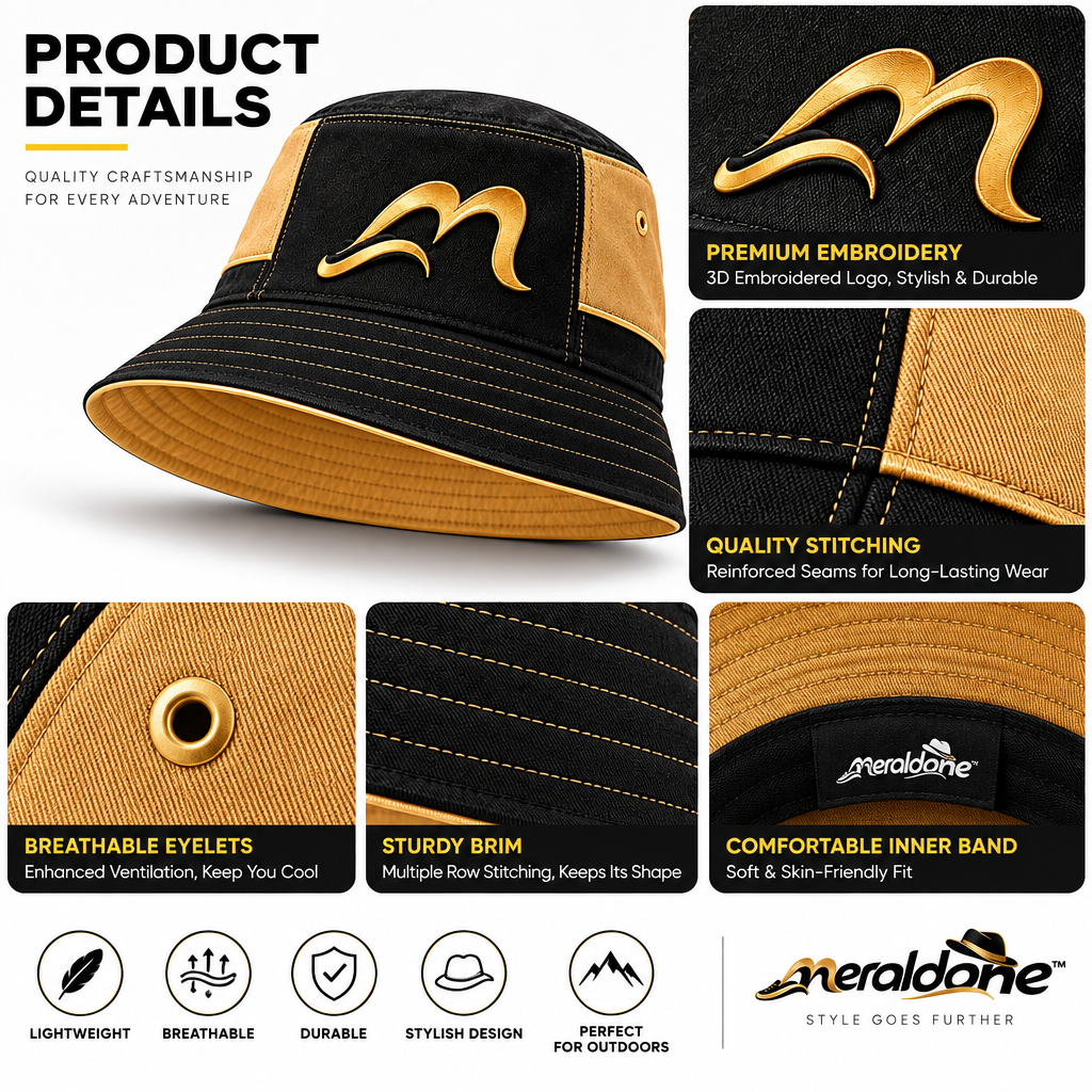 Meraldane™ Monarch Colorblock Bucket Hat