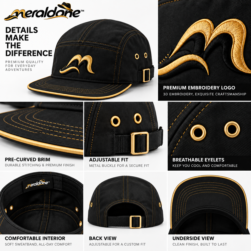 Meraldane™ Metro Five-Panel Camper Cap