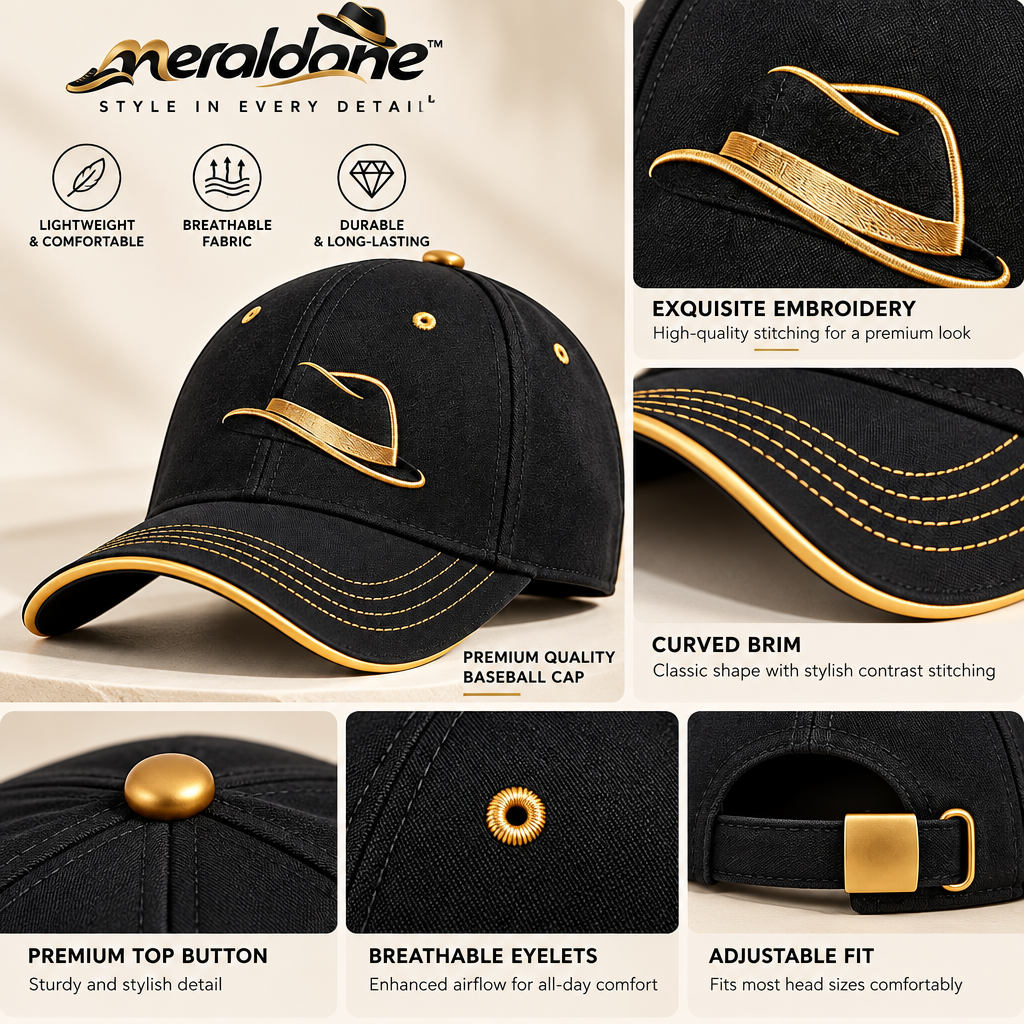 Meraldane™ Shadow Gold Curved-Brim Cap
