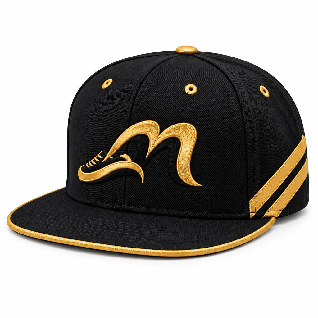 Meraldane™ Metro Gold Flat-Brim Snapback