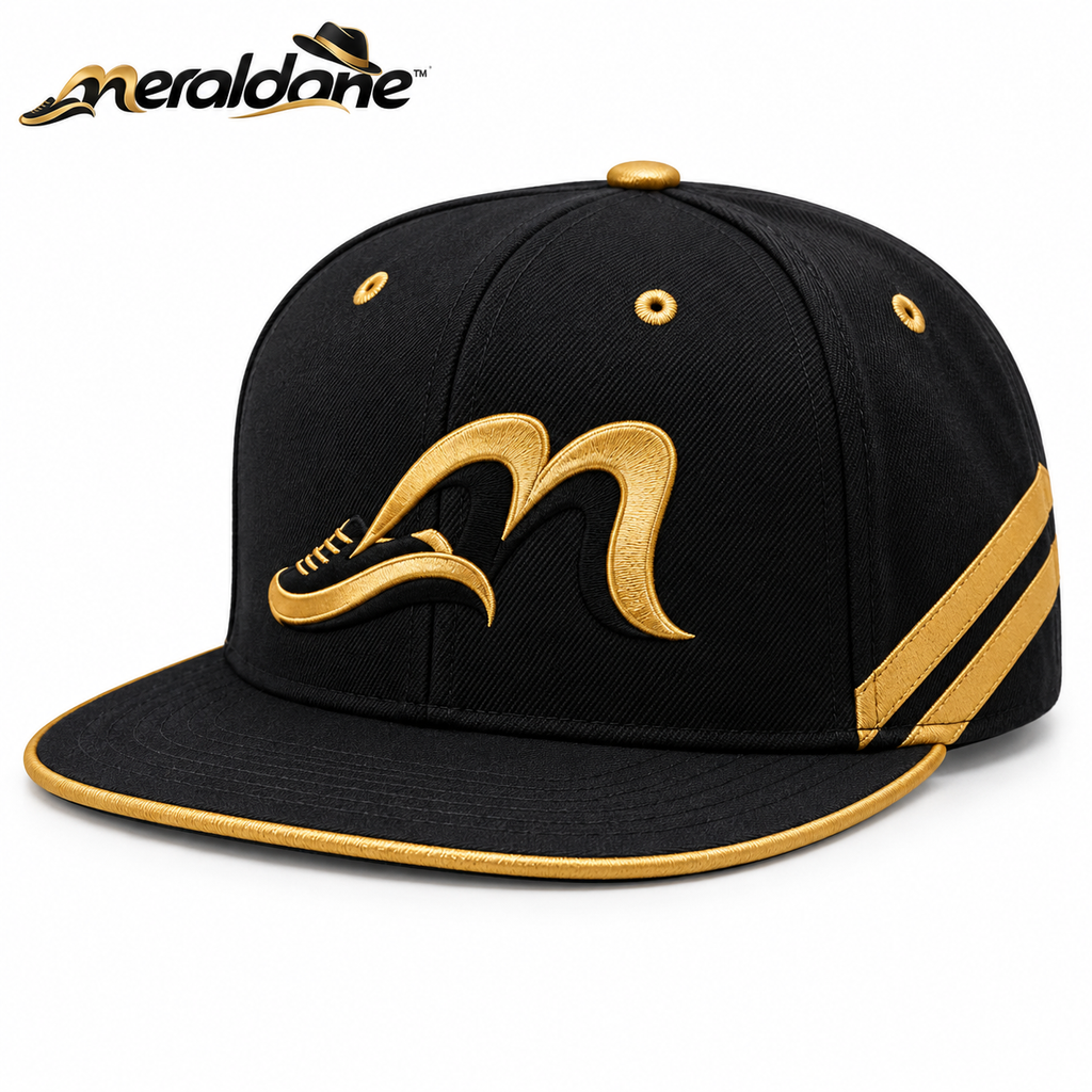 Meraldane™ Metro Gold Flat-Brim Snapback